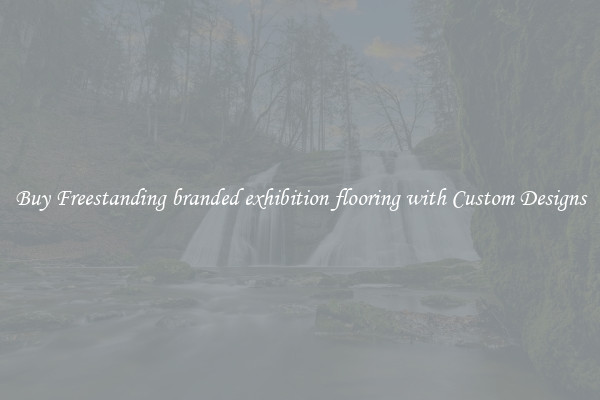Buy Freestanding branded exhibition flooring with Custom Designs