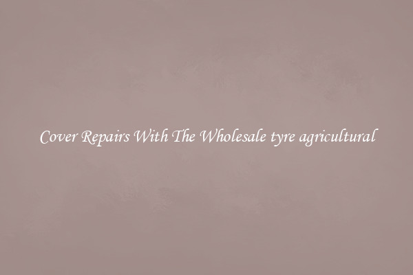  Cover Repairs With The Wholesale tyre agricultural 