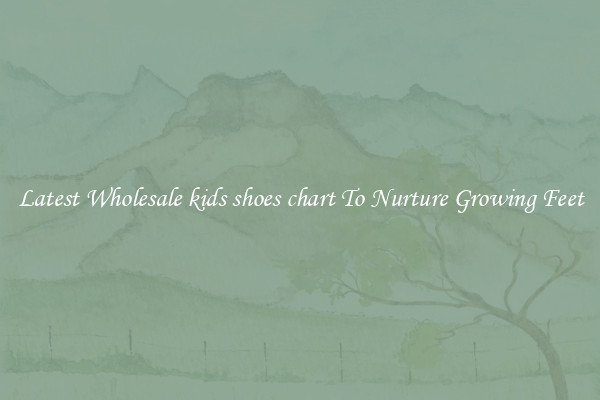Latest Wholesale kids shoes chart To Nurture Growing Feet