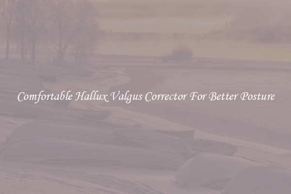 Comfortable Hallux Valgus Corrector For Better Posture