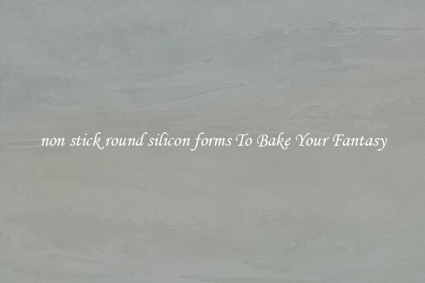 non stick round silicon forms To Bake Your Fantasy