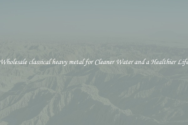 Wholesale classical heavy metal for Cleaner Water and a Healthier Life