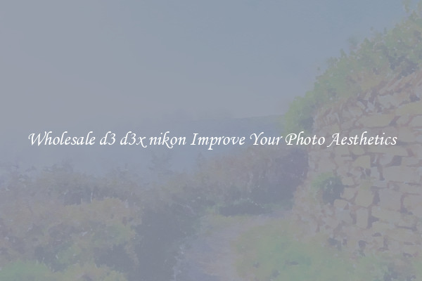 Wholesale d3 d3x nikon Improve Your Photo Aesthetics